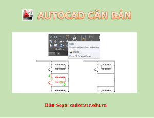Autocad CB-CH3.7 - Xóa các đối tượng